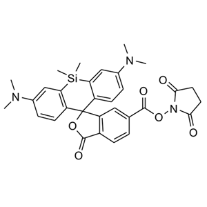 硅基罗丹明-琥珀酰亚胺酯，SiR-NHS ester,SiR-NHS ester