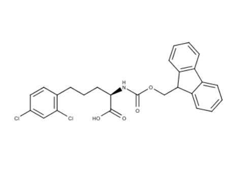 (2R)-5-(2,4-dichlorophenyl)-2-({[(9H-fluoren-9-yl)methoxy]carbonyl}amino)pentanoic acid