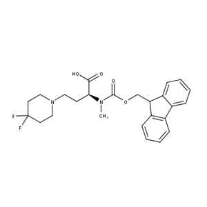 (2S)-4-(4,4-difluoropiperidin-1-yl)-2-({[(9H-fluoren-9-yl)methoxy]carbonyl}(methyl)amino)butanoic acid