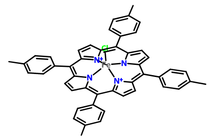 四对甲苯基卟啉铁,5,10,15,20-tetrakis(4-methylphenyl)porphyrinatoiron(III) chloride