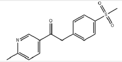 2-（4-甲磺酰基苯基）-1-（6-甲基吡啶-3-基）-乙酮,2-(4-Mesylphenyl)-1-(6-methylpyridin-3-yl)- ethan-1-one