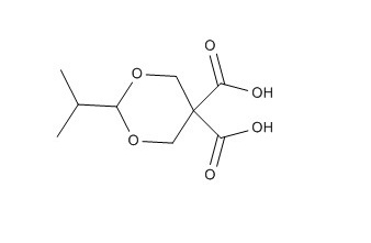 2-(1-异丙基)-1,3-二噁烷-5,5-二甲酸,2-(1-Methylethyl)-1,3-dioxane-5,5-dicarboxylic Acid