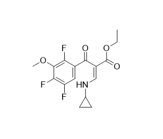 莫西沙星杂质37,(E)-ethyl 3-(cyclopropylamino)-2-(2,4,5-trifluoro-3-methoxybenzoyl)acrylate