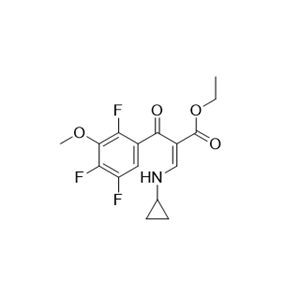 莫西沙星杂质37,(E)-ethyl 3-(cyclopropylamino)-2-(2,4,5-trifluoro-3-methoxybenzoyl)acrylate