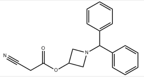 1-二苯甲基-3-氮雜環(huán)丁氰乙酸酯,2-Cyanoacetic acid 1-(diphenylmethyl)-3-azetidinyl ester