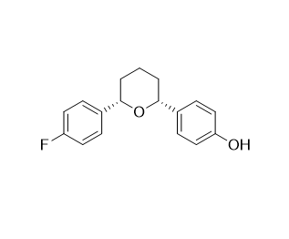 依折麦布杂质34,4-((2R,6S)-6-(4-fluorophenyl)tetrahydro-2H-pyran-2-yl)phenol