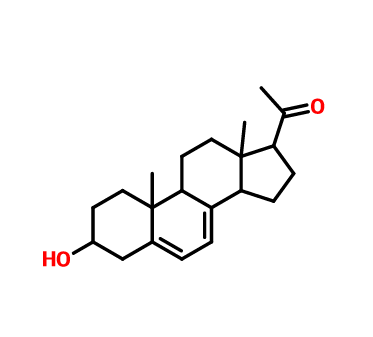 3-羟基-5,7-孕甾二烯-20-酮,1-[(3S,9R,10R,13R,14R,17S)-3-hydroxy-10,13-dimethyl-2,3,4,9,11,12,14,15,16,17-decahydro-1H-cyclopenta[a]phenanthren-17-yl]ethanone