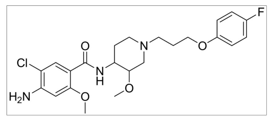 西沙必利,Benzamide,4-amino-5-chloro-N-[1-[(3R,4S)-3-(4-fluorophenoxy)propyl]-3-methoxy-4-piperidinyl]-2-methoxy-