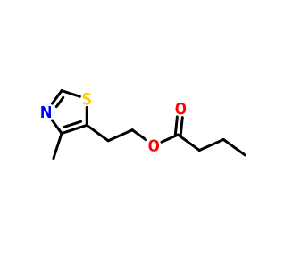 4-甲基-5-噻唑基乙醇丁酸酯,2-(4-Methylthiazol-5-yl)ethyl butyrate