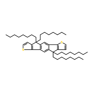 PM147-1,4,9-dihydro-4,4,9,9-tetraoctyl-s-indaceno[1,2-b:5,6-b