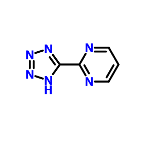 2-(1H-四氮唑-5-基)嘧啶,Pyrimidine, 2-(1H-tetrazol-5-yl)- (8CI,9CI)