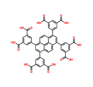 1,3,6,8-四(3',5'-二羧基 苯基)芘,1,3-Benzenedicarboxylic acid,5,5',5'',5'''-(1,3,6,8-pyrenetetrayl)tetrakis-