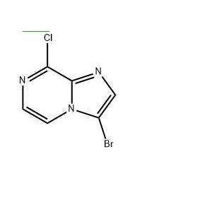 3-溴-8-氯咪唑并[1,2-A]吡嗪