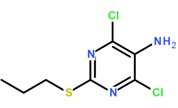 4,6-二氯 -2-(丙硫基)-5-氨基嘧啶