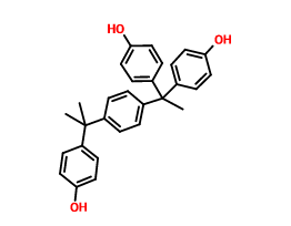 α,α,α'-三(4-羟苯基)-1-乙基-4-异丙苯,4,4'-(1-(4-(2-(4-Hydroxyphenyl)propan-2-yl)phenyl)ethane-1,1-diyl)diphenol