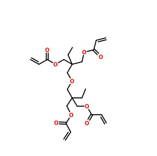 2-[[2,2-双[[(1-氧代-2-丙烯基]甲基]丁氧基]甲基]-2-乙基-1,3-丙烷二基-2-丙烯酸酯,Di(triMethylolpropane) tetraacrylate