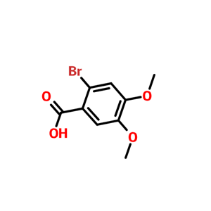 2-溴-4,5-二甲氧基苯甲酸