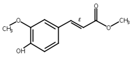 阿魏酸乙酯,Methyl trans-4-hydroxy-3-methoxycinnamate;Methyl trans-ferulate;Methyl(E)-ferulate