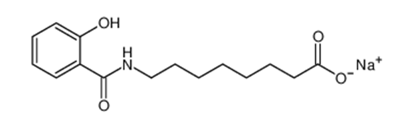 8-(2-羥基苯甲酰胺基)辛酸鈉,Salcaprozate sodium