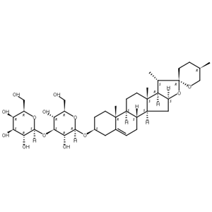 薯蓣皂苷纤维二糖苷,Spirostan,β-D-glucopyranoside deriv
