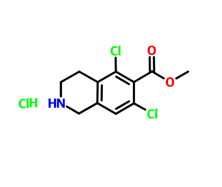 5,7-二氯-3,4-二氢-异喹啉-6-甲酸甲酯盐酸盐,methyl 5,7-dichloro-1,2,3,4-tetrahydroisoquinoline-6-carboxylate