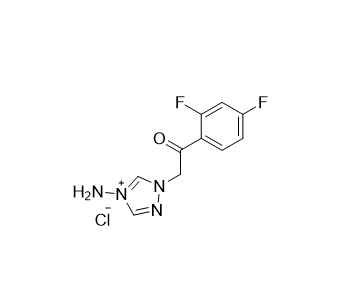 伏立康唑雜質(zhì)30,4-amino-1-(2-(2,4-difluorophenyl)-2-oxoethyl)-1H-1,2,4-triazol-4-ium chloride