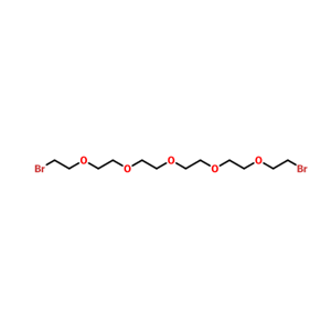 溴代-六聚乙二醇-溴代,3,6,9,12,15-PENTAOXAHEPTADECANE-1,17-DIYL BIS-BROMIDE