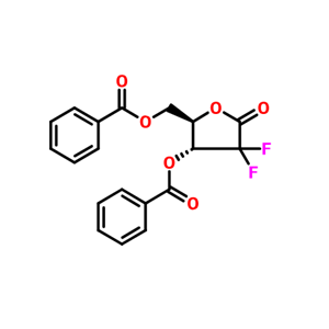 2-脱氧-2,2-二氟戊呋喃糖-1-酮 3,5-二安息香酸盐