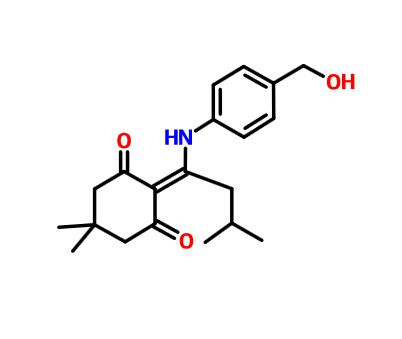 2-{1-[4-(羟甲基)苯氨基]-3-甲基亚丁基}-5,5-二甲基-1,3-环己二酮,DMAB-OH