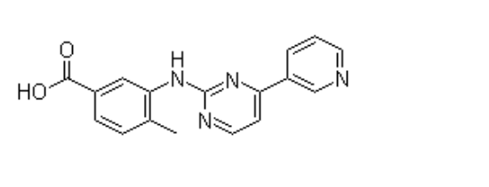 4-甲基-3-[[4-(3-吡啶基)-2-嘧啶基]氨基]苯甲酸,4-Methyl-3-[[4-(3-pyridinyl)-2-pyrimidinyl]amino]benzoic acid