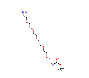 O-(2-氨基乙基)-O'-[2-(叔丁氧羰基-氨基)乙基]四乙二醇,O-(2-AMinoethyl)-O'-[2-(Boc-aMino)ethyl]tetraethylene Glycol