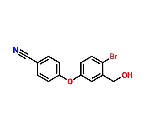 4-[4-溴-3-(羟基甲基)苯氧基]苯甲腈,4-(4-broMo-3-(hydroxyMethyl)phenoxy)benzonitrile