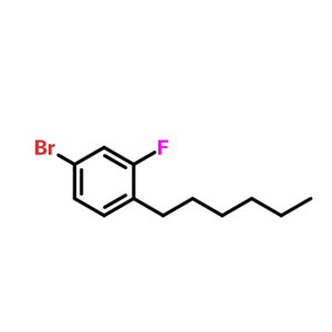 4-溴-2-氟-1-己基苯