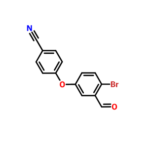 4-(4-溴-3-甲酰基苯氧基)苯甲腈,4-(4-Bromo-3-formyl-phenoxy)-benzonitrile