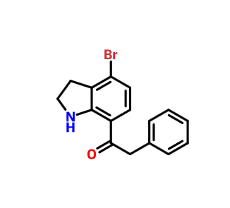 2,3-二氢-7-(4-溴苯甲酰基)-1H-吲哚,(4-bromophenyl)(indolin-7-yl)methanone