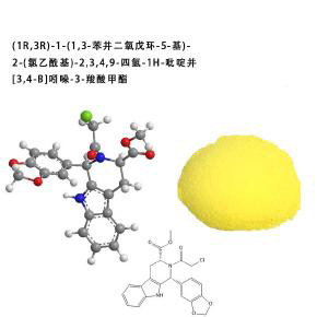 (1R,3R)-1-(1,3-苯并二氧戊环-5-基)-2-(氯乙酰基)-2,3,4,9-四氢-1H-吡啶并[3,4-b]吲哚-3-羧酸甲酯,(1R,3R)-methyl-1,2,3,4-tetrahydro-2-chloroacetyl-1-(3,4-methylenedioxyphenyl)-9h-pyrido[3,4-b]indole-3-carboxylate