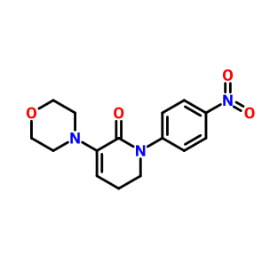 5,6-二氫-3-(4-嗎啉基)-1-(4-硝基苯基)-2(1H)-吡啶酮,3-Morpholino-1-(4-nitrophenyl)-5,6-dihydropyridin-2(1H)-one