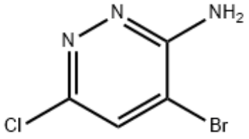 3-氨基-4-溴-6-氯哒嗪,3-Amino-4-bromo-6-chloropyridazine