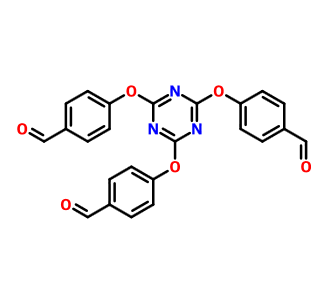 2,4,6-三(4-甲酰基苯氧基)-1,3,5-三嗪,Benzaldehyde, 4,4',4''-[1,3,5-triazine-2,4,6-triyltris(oxy)]tris-