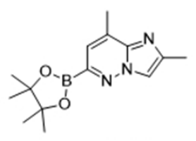 2,8-二甲基-6-(4,4,5,5-四甲基-1,3,2-二氧杂硼杂环戊烷-2-基)咪唑并[1,2-B]哒嗪,2,8-Dimethyl-6-(4,4,5,5-tetramethyl-1,3,2-dioxaborolan-2-yl)imidazo[1,2-b]pyridazine