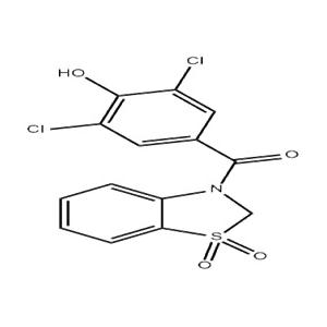3-(3,5-二氯-4-羟基苯甲酰基)-1,1-二氧代-2,3-二氢-1,3-苯并噻唑
