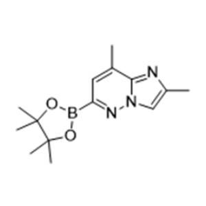 2,8-二甲基-6-(4,4,5,5-四甲基-1,3,2-二氧杂硼杂环戊烷-2-基)咪唑并[1,2-B]哒嗪