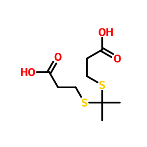 4265-59-2；3,3'-(丙烷-2,2-二基双(硫烷二基))二丙酸