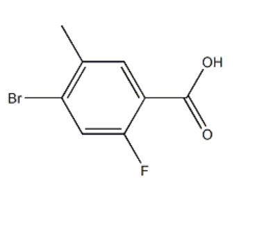 4-溴-2-氟-5-甲基苯甲酸,4-Bromo-2-fluoro-5-methylbenzoicacid