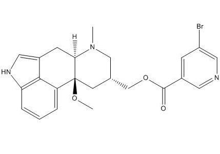 尼麥角林雜質(zhì)1,((6aR,9R,10aS)-10a-methoxy-4,7-dimethyl-4,6,6a,7,8,9,10,10a-octahydroindolo[4,3-fg]quinolin-9-yl)methyl 5-chloronicotinate