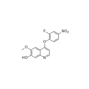 6-甲氧基-7-羟基-4-对硝基邻氟苯氧基喹啉