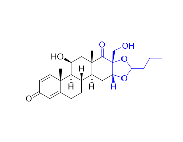 布地奈德杂质03,(4aR,4bS,5S,6aS,7aR,10aR,11aS,11bS)-5-hydroxy-7a-(hydroxymethyl)-4a,6a-dimethyl-9-propyl-4b,5,6,6a,10a,11,11a,11b,12,13-decahydrochryseno[2,3-d][1,3]dioxole-2,7(4aH,7aH)-dione