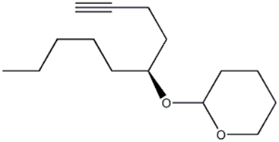 (S)-5-[(四氫吡喃基)氧基]-1-癸炔,2-?((S)?-?Dec-?1-?yn-?5-?yloxy)?tetrahydro-?2H-?pyran