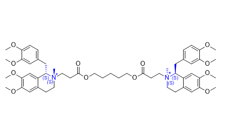 苯磺顺阿曲库铵杂质23,(1S,1'S,2S,2'S)-2,2'-((pentane-1,5-diylbis(oxy))bis(3-oxopropane-3,1-diyl))bis(1-(3,4-dimethoxybenzyl)-6,7-dimethoxy-2-methyl-1,2,3,4-tetrahydroisoquinolin-2-ium)