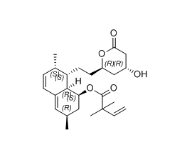 辛伐他汀杂质07,(1S,3R,7S,8S,8aR)-8-(2-((2R,4R)-4-hydroxy-6-oxotetrahydro-2H-pyran-2-yl)ethyl)-3,7-dimethyl-1,2,3,7,8,8a-hexahydronaphthalen-1-yl 2,2-dimethylbut-3-enoate
